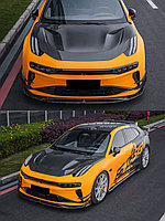 Карбоновый капот для Zeekr 001 2021 / 001 Facelift 2024+ Зикр Капот декоративный обвес