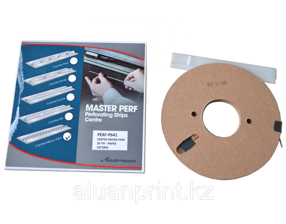 Master Perf Perforating Strips Centre Perf-C301 Мастер-перфорация перфорации полоски центр Perf-P301 16TPI-PAPER 10FT/3 м для офсе, фото 1