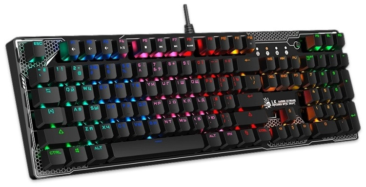 Keyboard Gaming Bloody B810R-battlefield, RGB-led, мех. кнопки, USB