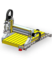 Фрезерные ЧПУ с чугунным корпусом для цветного и черного металла