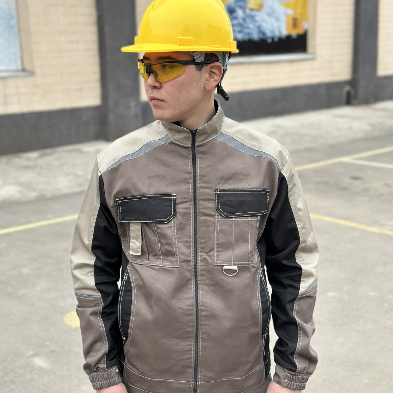 Костюм летний АЛЬФА кофейный, фото 1