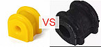 Полиуретан против резины - в чем разница в стойках и втулках стабилизатора?