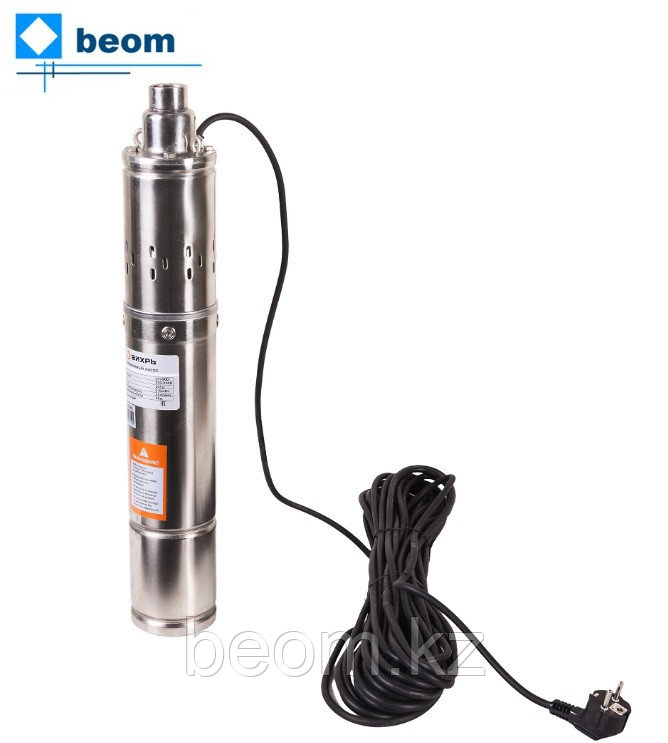 Скважинный насос Вихрь СН-90В ( 550 Вт | 220-230 | Ø 100 мм | от 0 до 1,5 м3/час | от 5 до 90м Напор ), фото 1