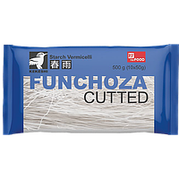 Вермишель Фунчоза резаная, стеклянная крахмальная лапша, Kekeshi, Китай, 500 г