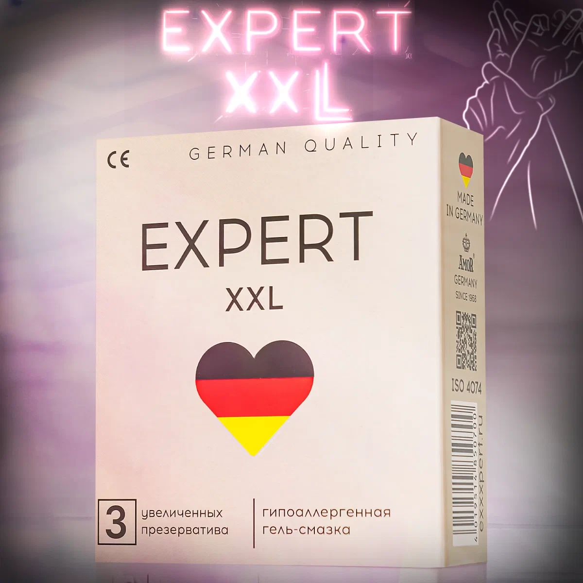 Презервативы EXPERT XXL № 3 (увеличенного размера), 3 шт.