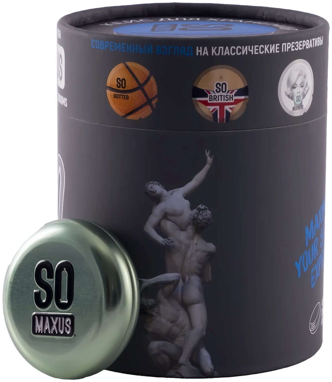 MAXUS Презервативы So Much Sex CLASSIC Серый 1 шт.