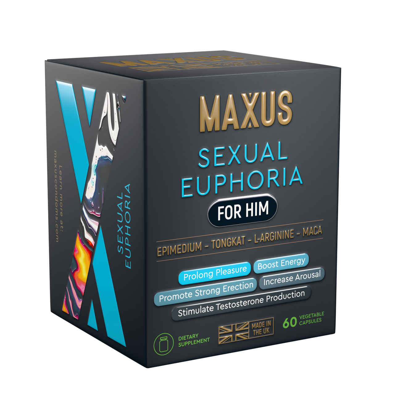 MAXUS БАД Sexual Euphoria for him (Сексуальная Эйфория для него), 60 капсул