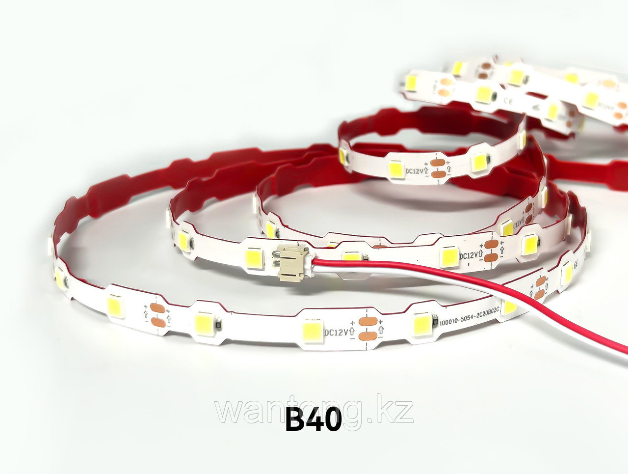 Лента светодиодная B40-5054  40D/M-10MM-12V 12000K