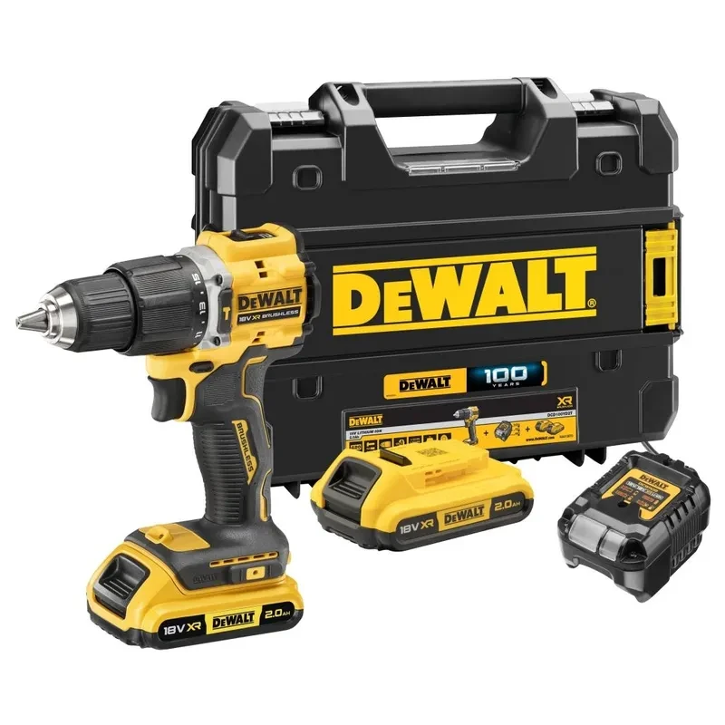 Аккумуляторная дрель шуруповерт (2 А*ч) DeWALT DCD100YD2T-QW, фото 1