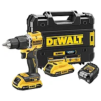 Аккумуляторная дрель шуруповерт (2 А*ч) DeWALT DCD100YD2T-QW