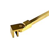 Комплект со штангой для верхней обвязки 800мм., 15х15мм. регулируемый | FGD-127 SUS304/GB | Матовое золото, фото 2