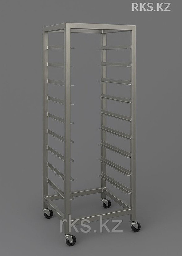 Тележка-шпилька из нержавеющей стали для гастроёмкостей/противней