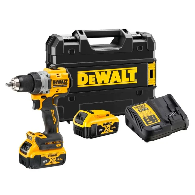 Аккумуляторная дрель-шуруповерт DeWalt DCD800P2T-QW, фото 1