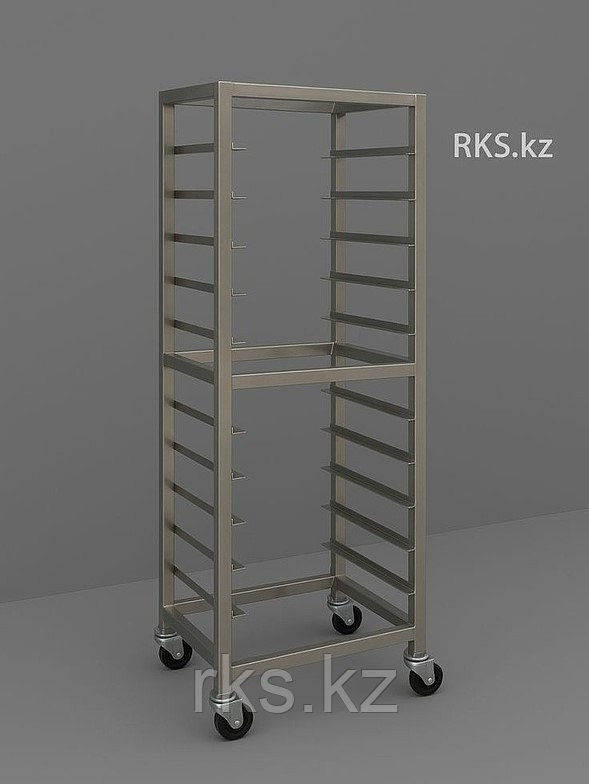 Тележка-шпилька из нержавеющей стали для гастроёмкостей/противней