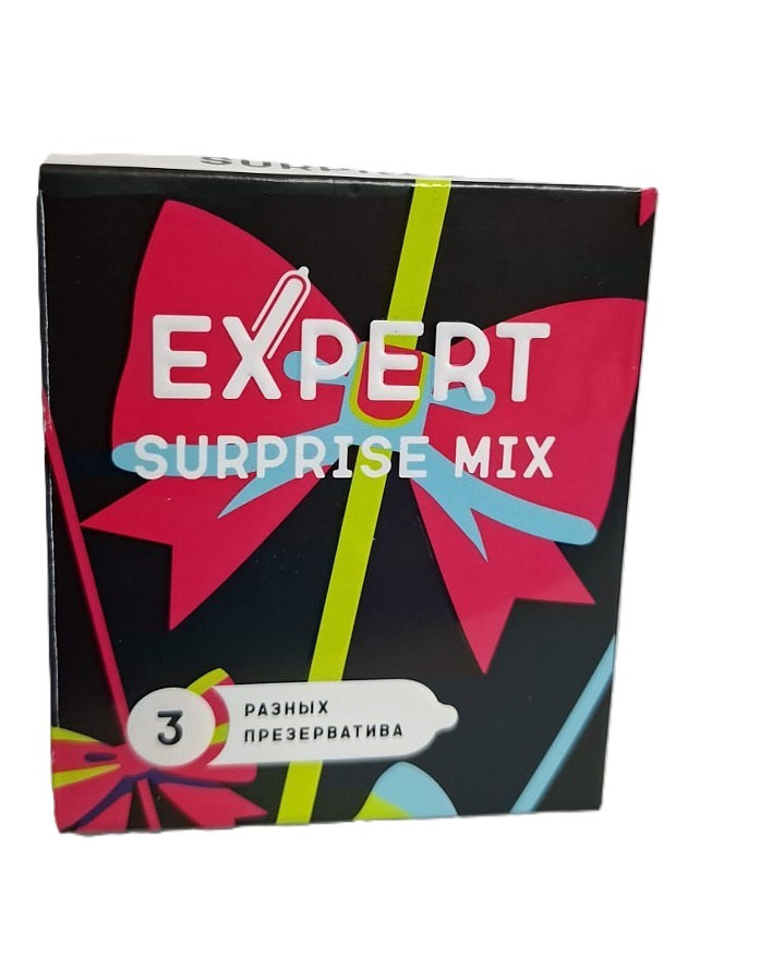 Презервативы EXPERT SURPRISE MIX № 3 (микс), 3 шт.