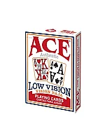 Карты "Low Vision New Sight Poker Deck Red"