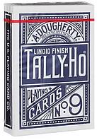Карты "Tally-Ho Standard Index blue Fan"