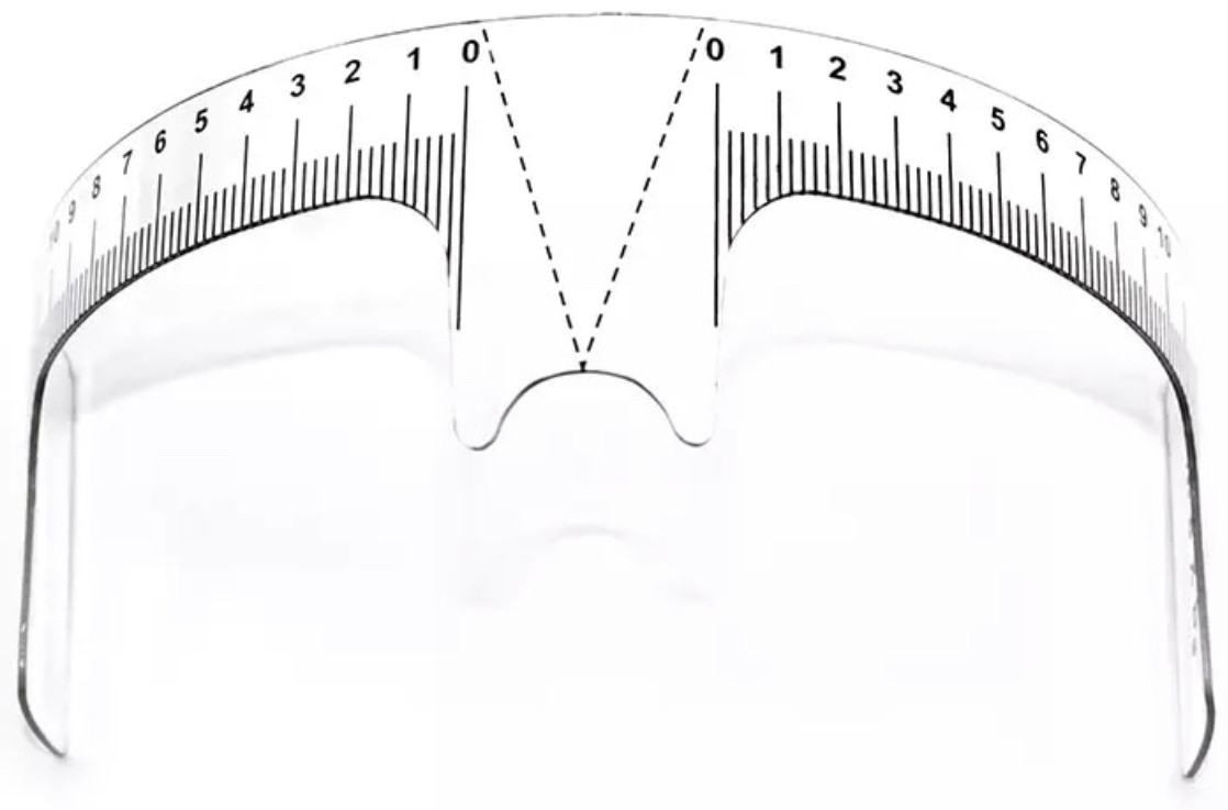 Tattoo Линейка-трафорет для моделирования и коррекции бровей, фото 1