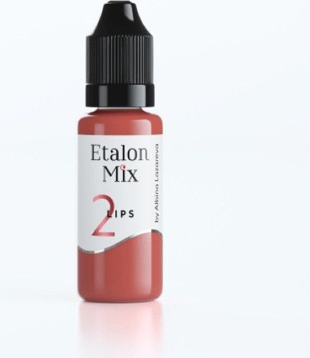 Etalon Mix №2 Pink Caramel пигмент для губ 15 мл, фото 1