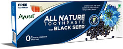 Зубная паста с черным тмином, Ayusri, 150 гр + зубная щетка
