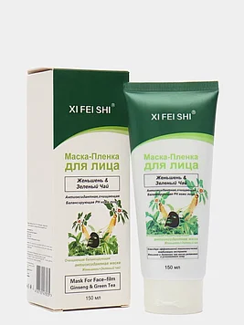 Щи Фей Ши - Маска-Пленка для лица Женьшень и Зеленый чай 150 мг
