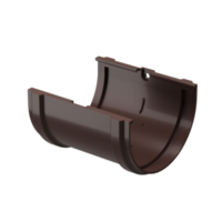 Соединитель желобов Premium (Шоколад)