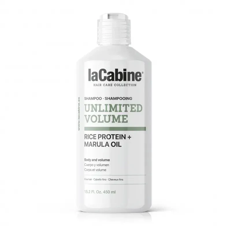 LaCabine Unlimited volume Шампунь с рисовым протеином для укрепления и объема тонких волос 450мл, фото 1
