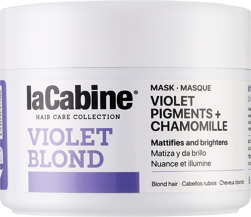 LaCabine Маска для светлых волос Violet Blond Mask Violet Pigments + Chamomille 250 мл, фото 1