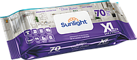 Влажные салфетки Sunlight для дома XXL, 70шт