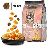 Leonardo (Леонардо) - Salmon Grain Free, беззерновой корм для взрослых кошек с пищевой непереносимостью, с лососем, развес 1кг