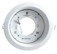 Светильник встраиваемый (рамка GX70 белая) для натяжных потолков