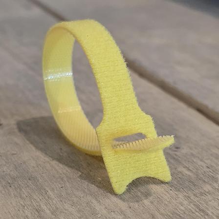 Хомут-липучка многоразовая Hook & Loop 10Х150ММ yellow, фото 1