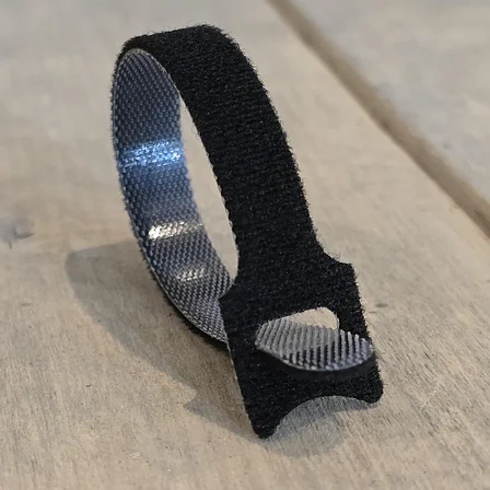 Хомут-липучка многоразовая Hook & Loop 10Х150ММ black, фото 1