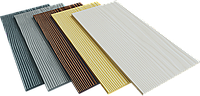 Фасадный сайдинг цветной (бежевый, серый, коричневый)