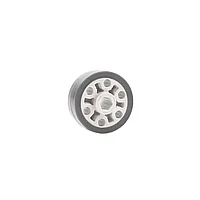 Medium (Gray) - 5mm Hex Bore - 1in Grip Wheel - 4 Pack