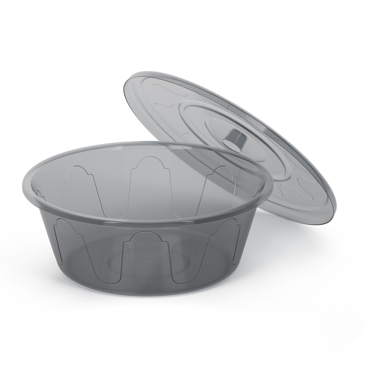 Таз 10 л "Хозяюшка" с крышкой Альтернатива пласт, фото 1