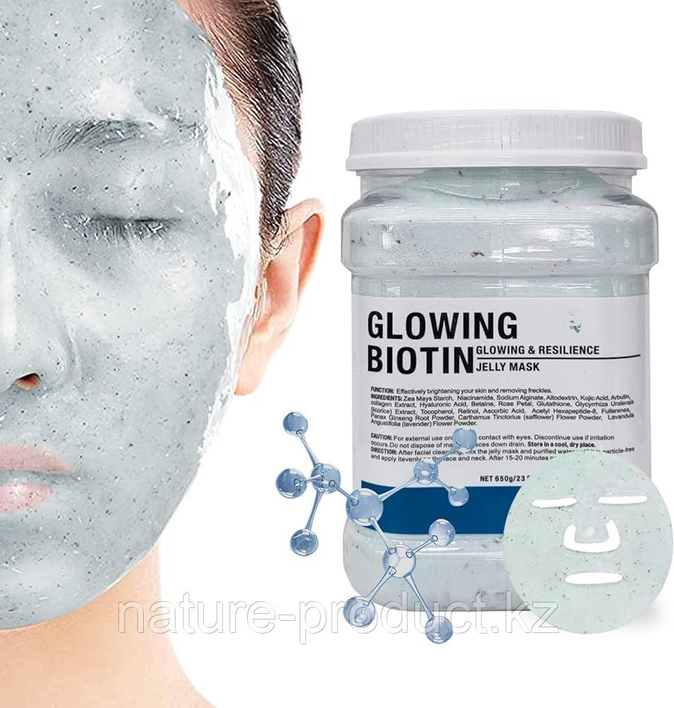 Альгинатная маска GLOWING BIOTIN Dr-meinaier 650 г, фото 1