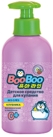 Детское средство для купания с ароматом клубники, BooBoo, 500мл