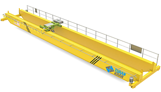 Опорные двухбалочные мостовые краны