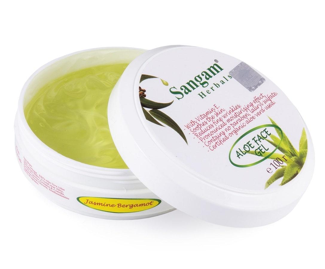 Гель для лица с Алоэ Вера "Тайный Сад", 100 гр, Sangam Herbals