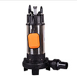 Фекальный насос ФН-1500Л Вихрь (1500Вт | 220В | л/мин 400 | Высота напор м 18 | Ø50 Диаметр | пропускаемые частицы 15мм | с Ножом), фото 2