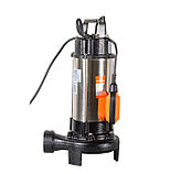 Фекальный насос ФН-2200Л Вихрь (2200Вт | 220В | л/мин 500 | Высота напор м18 | Ø50 Диаметр | пропускаемые частицы 15мм | с Ножом), фото 4