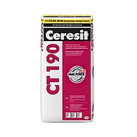 CERESIT CT 190 Смесь для минераловатных и пенополистирольных плит, 25кг.