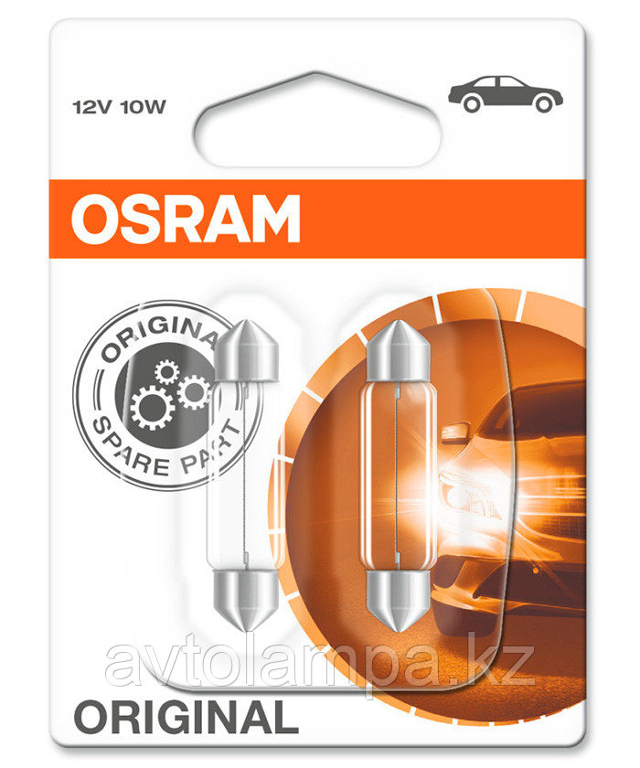 6411-2BL 10W 12V-OSRAM КОМПЛЕКТ-2ШТ