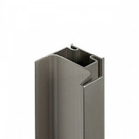 Профиль AQ Gola X вертикальный L-формы, 16 ДСП, 5 м, графит матовый