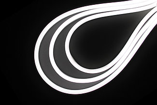 Гибкий неон холодный 6000К SMD2835, 120led/m,12V, 5х12мм