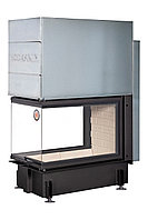 Каминная топка Экокамин ДЕЛЬТА 900 (от 55 до 110 м2) три стекла принтинг