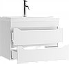 Тумба подвесная под умывальник "Радуга 70"  Ева с двумя ящиками В2 Айсберг, фото 6