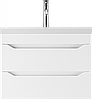 Тумба подвесная под умывальник "Радуга 70"  Ева с двумя ящиками В2 Айсберг, фото 7