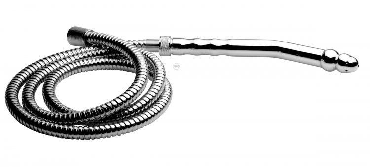 Сопло для анального душа Angled Enema Nozzle, серебристый, фото 1